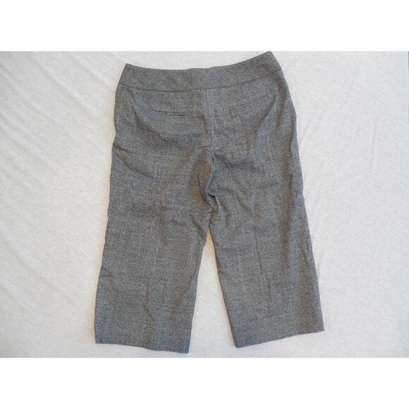 Apt. 9 Ava Stretch Pants Sz 14 Women Capri Plaid Straight Leg - Picture 7 of 7